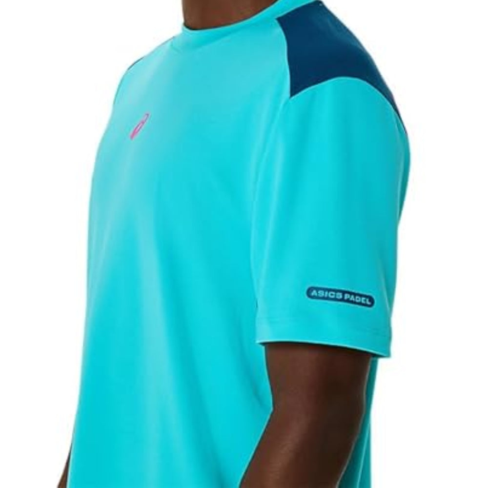 ASICS Padel Court SS Top Men T-Shirt Roundneck | Lightweight Breathable Sports Tee for Padel & Active Wear - Best Price online Prokicksports.com