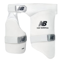 New Balance 10i Right Hand Cricket Thigh Pad – White (Men’s) | Advanced Protection with Dual-Density Foam & Ergonomic Fit - Best Price online Prokicksports.com