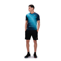 Hundred HBTS-5M267 V-Neck Badminton T-Shirt – Men Quick Dry Lightweight Sports Tee for Badminton, Gym & Training - Best Price online Prokicksports.com