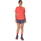 ASICS ROAD SS TOP for Women | Lightweight Quick-Dry Running T-Shirt with ACTIBREEZE™ Ventilation & Breathable Mesh Panels - Best Price online Prokicksports.com