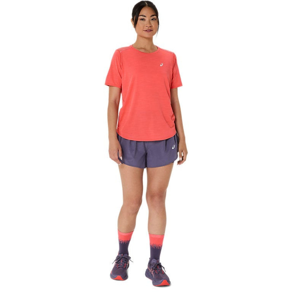 ASICS ROAD SS TOP for Women | Lightweight Quick-Dry Running T-Shirt with ACTIBREEZE™ Ventilation & Breathable Mesh Panels - Best Price online Prokicksports.com