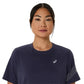 ASICS ICON SS TOP for Women | Lightweight Quick-Dry Polyester T-Shirt with Breathable Fabric & Reflective Details for Running and Training - Best Price online Prokicksports.com