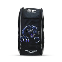 SF Panther Pro Cricket Duffle Bag Wheelie - Black | Premium Wheeled Kit Bag for Cricketers | Spacious, Durable & Stylish Travel Cricket Gear Storage - Best Price online Prokicksports.com