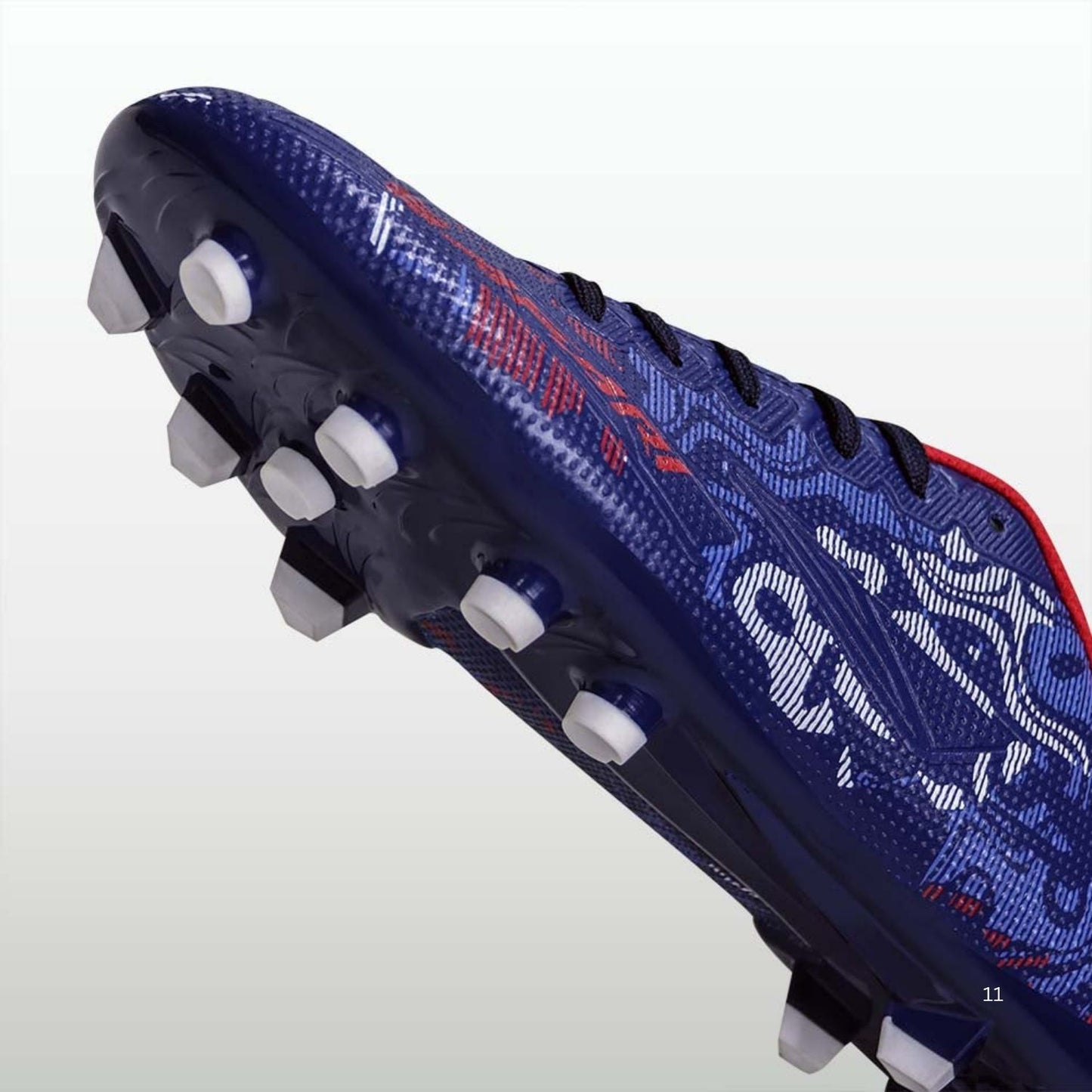 Nivia Safari Football Shoes – PU Synthetic Water-Resistant Upper, 3D Textured Design, TPU Stud Sole, EVA Sockliner | Superior Grip, Speed & Comfort for Hard Ground & Grass - Best Price online Prokicksports.com