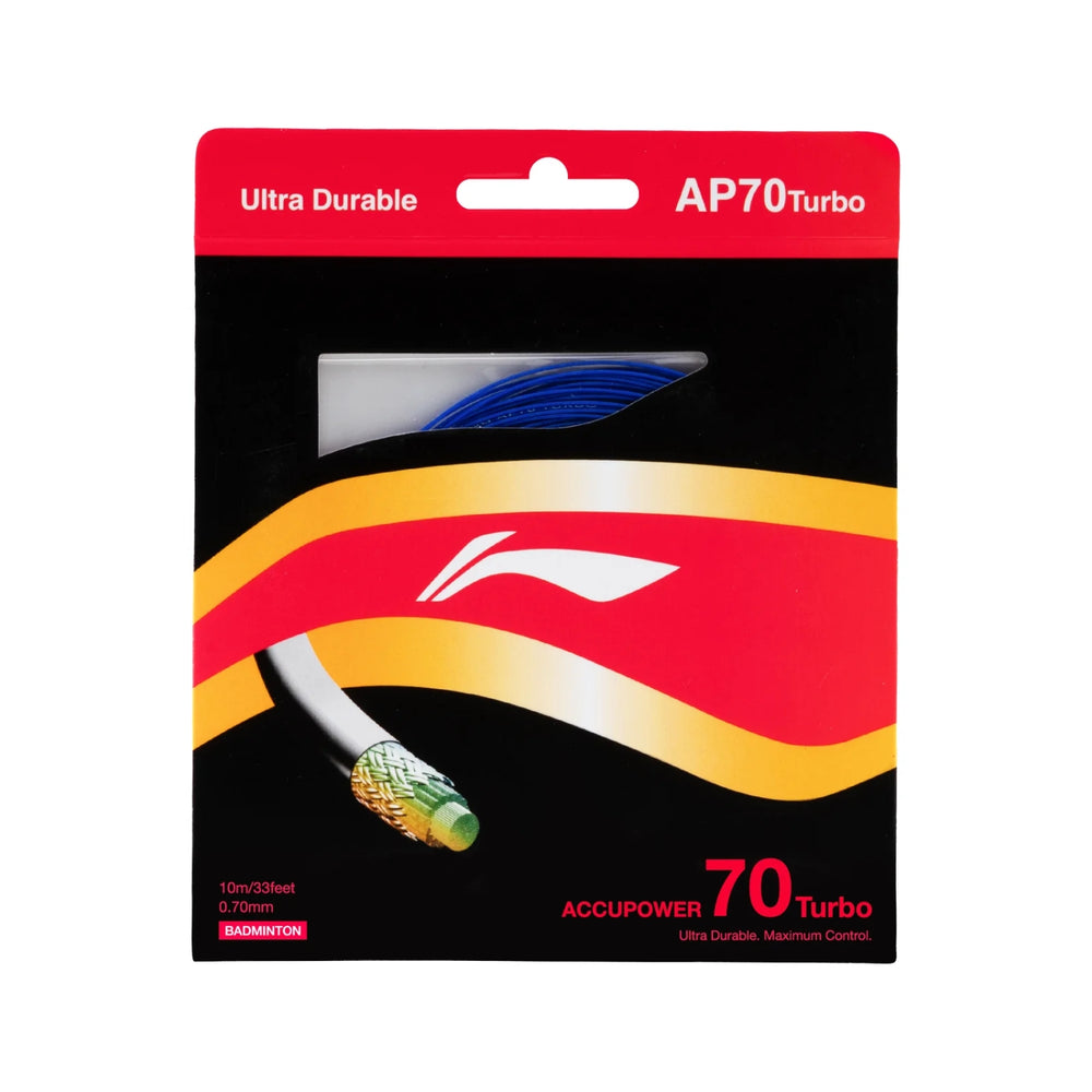 Li-Ning AP70 Turbo Badminton String (0.70mm) | Durable All-Round String with Power, Control & Long-Lasting Performance - Best Price online Prokicksports.com