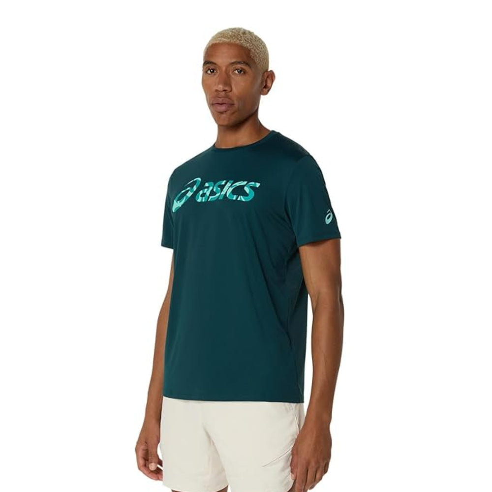 ASICS Match Seasonal Graphic Tee Men T-Shirt Roundneck | Breathable Everyday Sports Tee - Best Price online Prokicksports.com