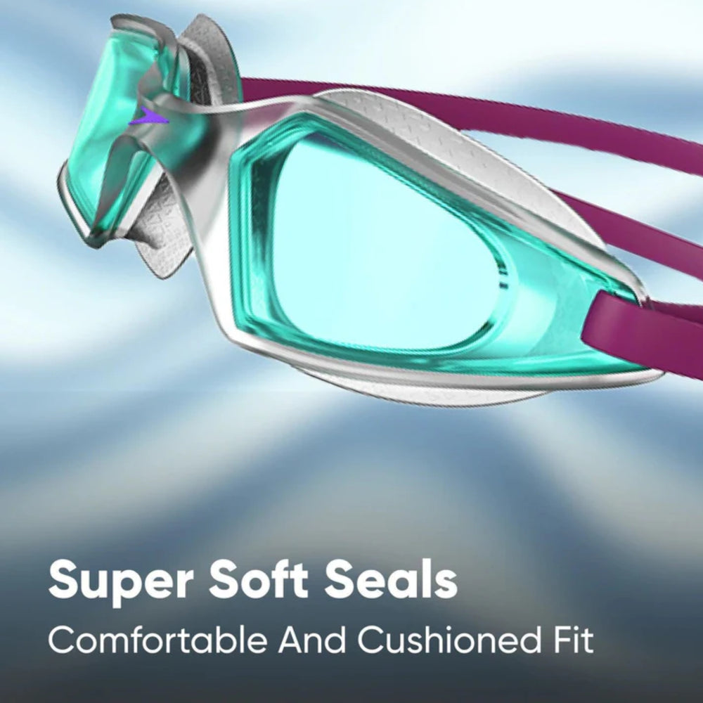 Speedo Hydropulse Swimming Goggles – Adult | Anti-Fog UV Protection Lenses with Wide Vision, Super Soft Seals & Adjustable Double Strap for Comfortable Swim Training - Best Price online Prokicksports.com