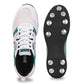 Dnine Hunter 1 Cricket Batting Shoe with Metal Spikes – White/Green/Black |Shock Absorbing EVA Midsole, High Traction TPU Spike Outsole - Best Price online Prokicksports.com