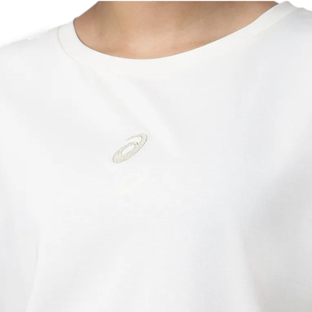 ASICS Gathered Shoulder SS Top for Women | Round Neck Sports T-Shirt - Best Price online Prokicksports.com