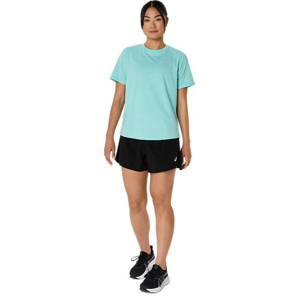 ASICS SILVER SS TOP for Women | Lightweight Quick-Dry Running T-Shirt with Breathable Fabric & Reflective Details - Best Price online Prokicksports.com