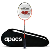 Apacs Finapi 232 Xtra Power Unstrung Badminton Racquet | Lightweight Graphite Frame | High Tension | Powerful Smash Control | Ideal for Intermediate & Advanced Player - Best Price online Prokicksports.com