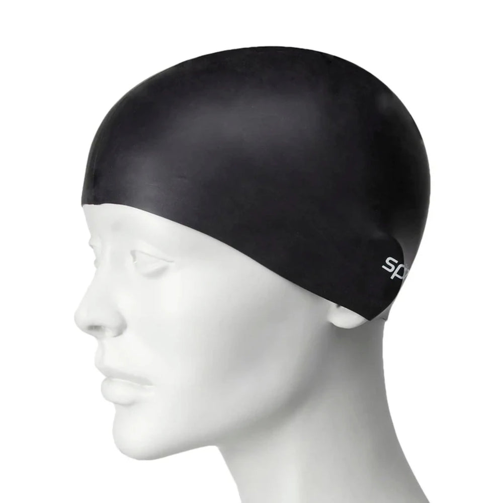 Speedo Flat Silicone Swim Cap – Adult Swimming Cap with Durable Stretch Fit, Tear-Resistant Silicone & Comfortable Hydrodynamic Design