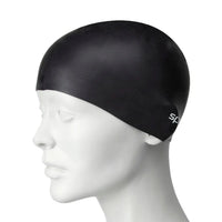 Speedo Flat Silicone Swim Cap – Adult Swimming Cap with Durable Stretch Fit, Tear-Resistant Silicone & Comfortable Hydrodynamic Design