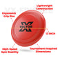 Vector X Flying DISC Frisbee  | Durable & Soft Outdoor Throwing Disc for Kids, Adults & Pets
