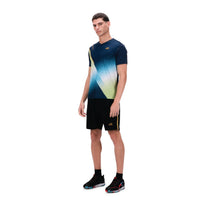 Hundred HBTS-5M265 V-Neck Badminton T-Shirt – Men Lightweight Quick Dry Sports Tee for Badminton, Training & Fitness - Best Price online Prokicksports.com