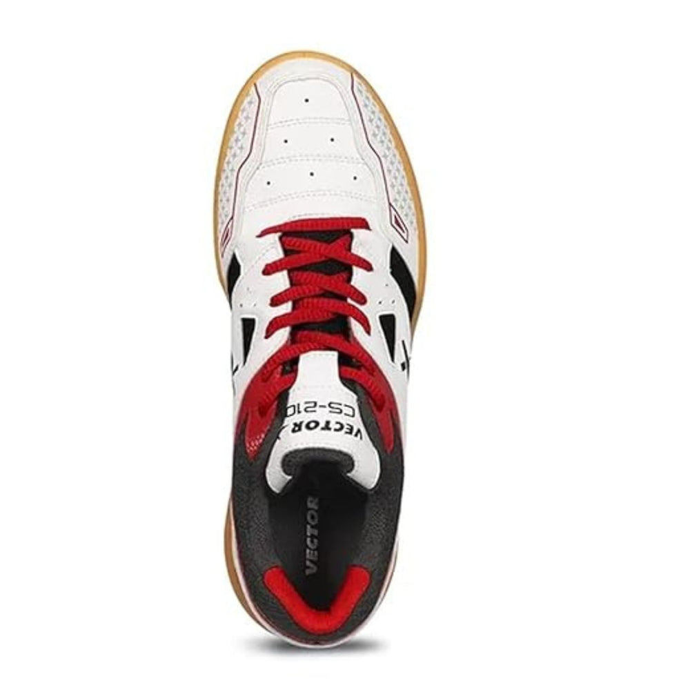 Vector X CS 2100 Kids/Entry-Level Badminton Shoe – Lightweight Synthetic Mesh Sneaker with EVA‑Phylon Midsole & Non‑Marking Rubber Outsole - Best Price online Prokicksports.com
