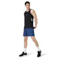 ASICS Panel Detail Sleeveless Top for Men | Sports Sleeveless T-Shirt - Best Price online Prokicksports.com