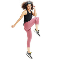 Shrey Amara Women’s Legging | Stretchable Activewear Leggings with Moisture-Wicking Fabric & Comfortable Fit - Best Price online Prokicksports.com