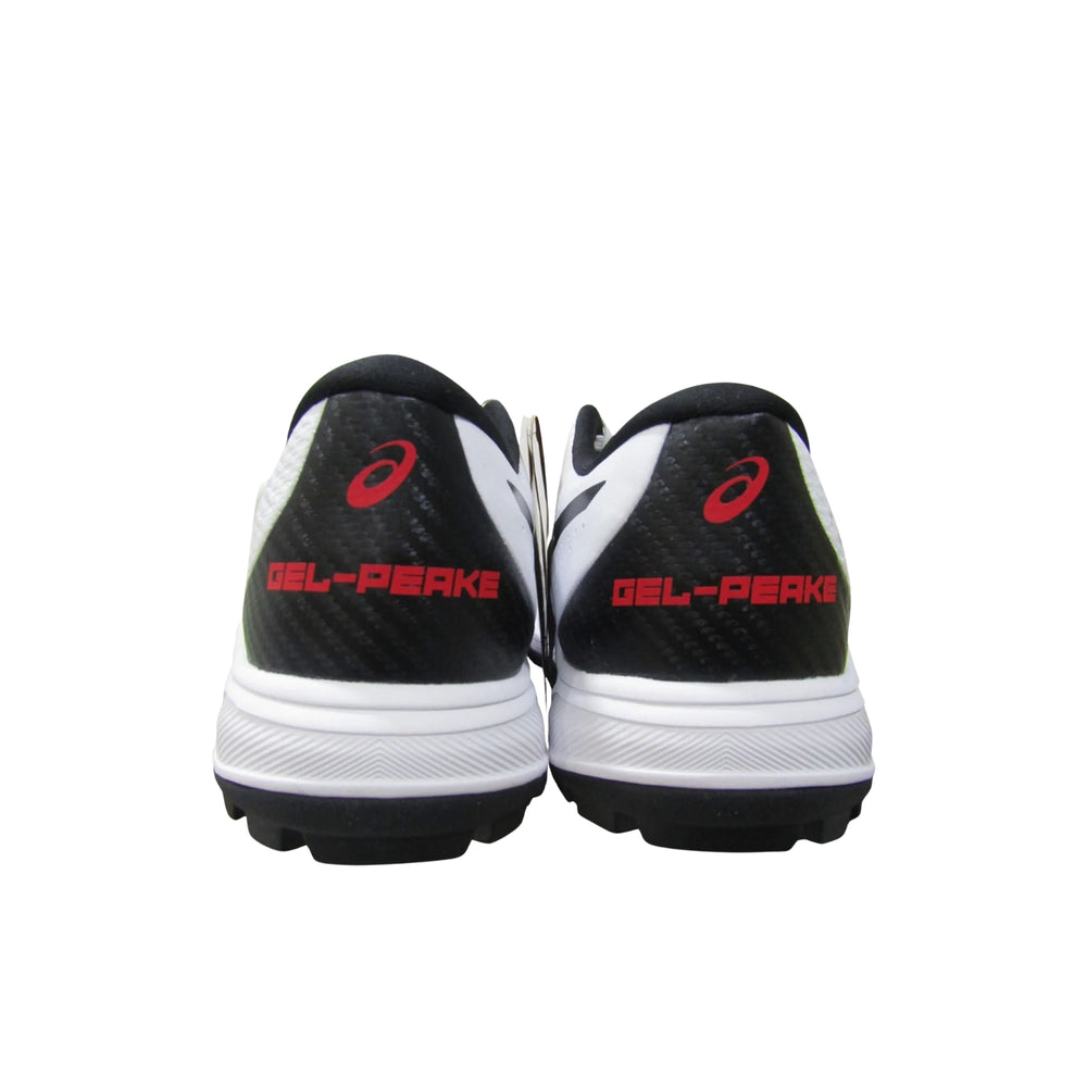 ASICS Gel-Peake 2 Cricket Shoes (Men) | Rubber Outsole | Breathable Mesh | Rearfoot GEL Cushioning | White/Atlantis Blue - Best Price online Prokicksports.com