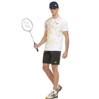 Yonex 2965 Men’s Round Neck T‑Shirt – TruDry Quick‑Dry Polyester Essentia 3 Badminton/Tennis Tee - Best Price online Prokicksports.com