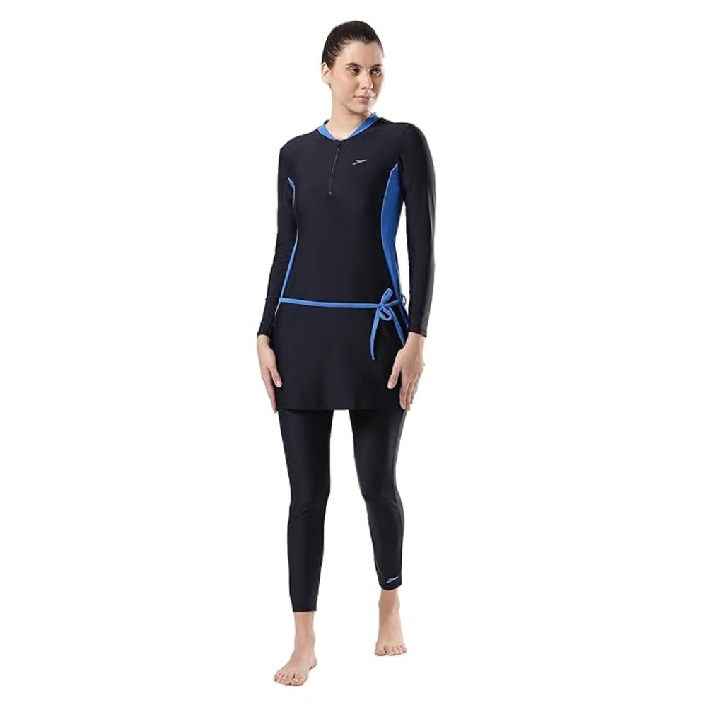 Speedo AF 2 Piece Full Body Suit Women’s | Full Coverage Swim Set with Chlorine-Resistant Fabric & Comfortable Fit - Best Price online Prokicksports.com