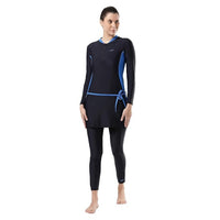 Speedo AF 2 Piece Full Body Suit Women’s | Full Coverage Swim Set with Chlorine-Resistant Fabric & Comfortable Fit - Best Price online Prokicksports.com