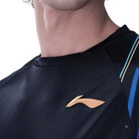 Li-Ning ATSUA43 Men’s Round Neck Badminton T-Shirt – 100% Polyester, Lightweight, Quick-Dry, Breathable Sports Tee - Best Price online Prokicksports.com