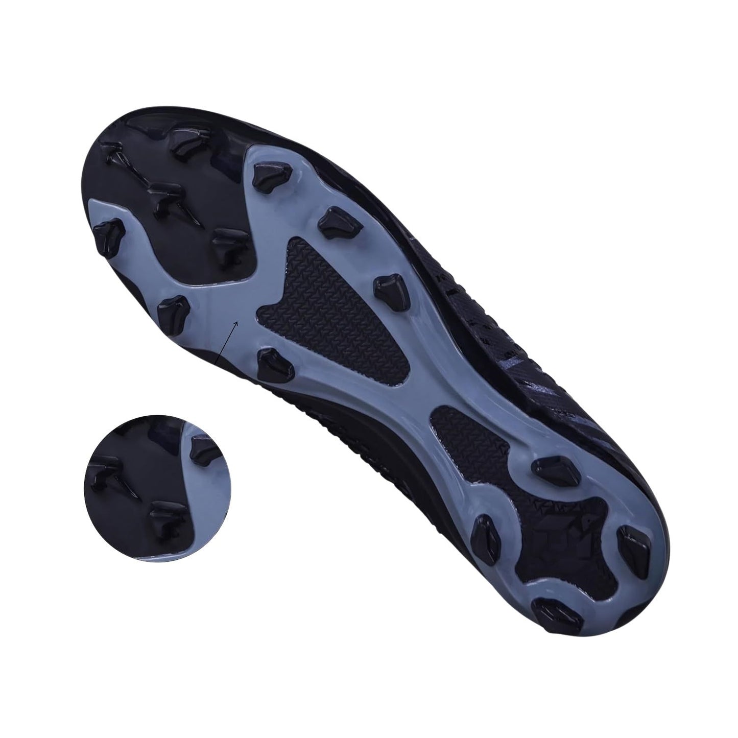 NIVIA Ashtang 2.0 Football Shoes – Lightweight Knitted Collar, TPU Fusion, High Traction Studs, Unisex Sports Footwear India - Best Price online Prokicksports.com