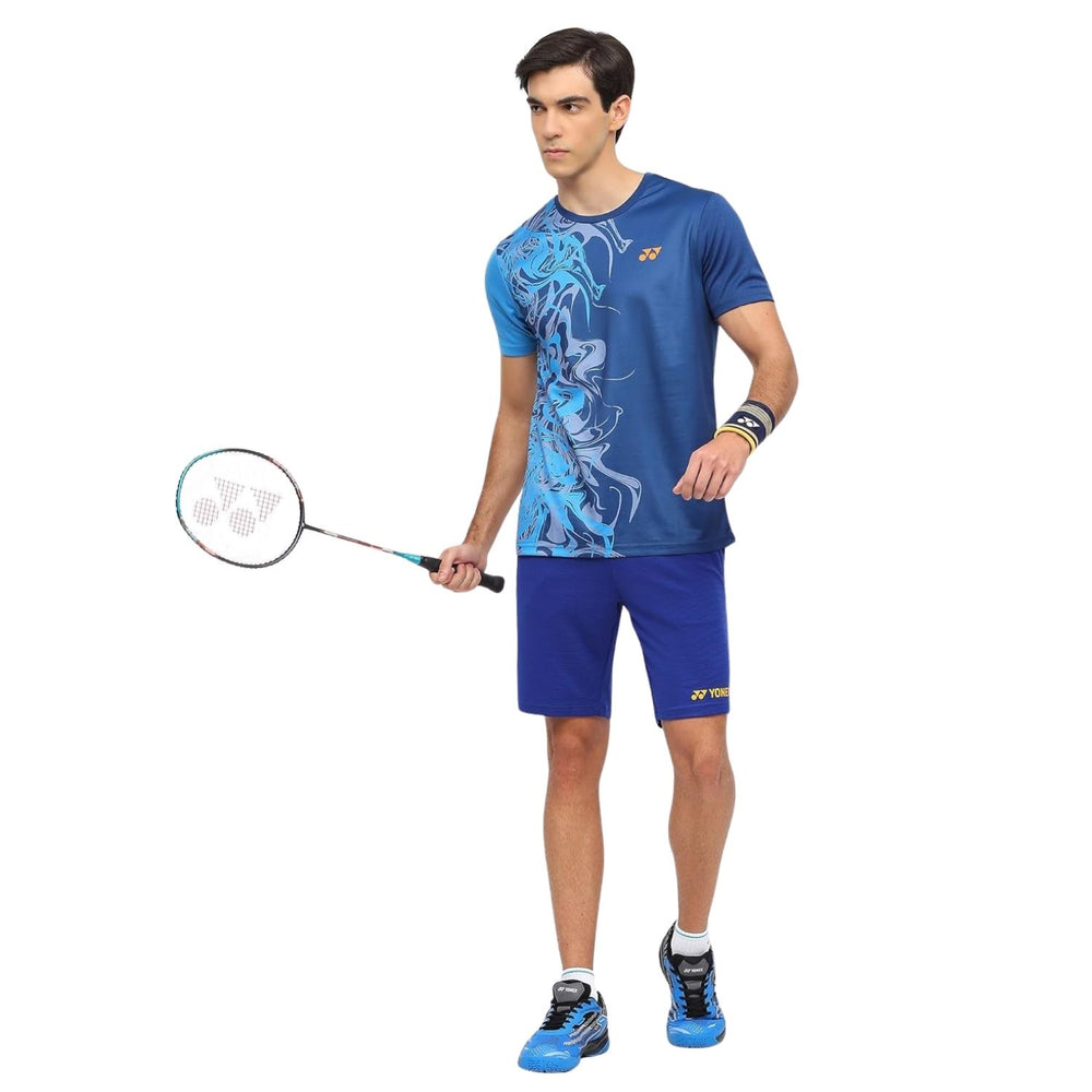 Yonex 2967 Men’s Round Neck T‑Shirt – TruDry, Sorbtek Moisture Control & Repreve Polyester Performance Tee - Best Price online Prokicksports.com