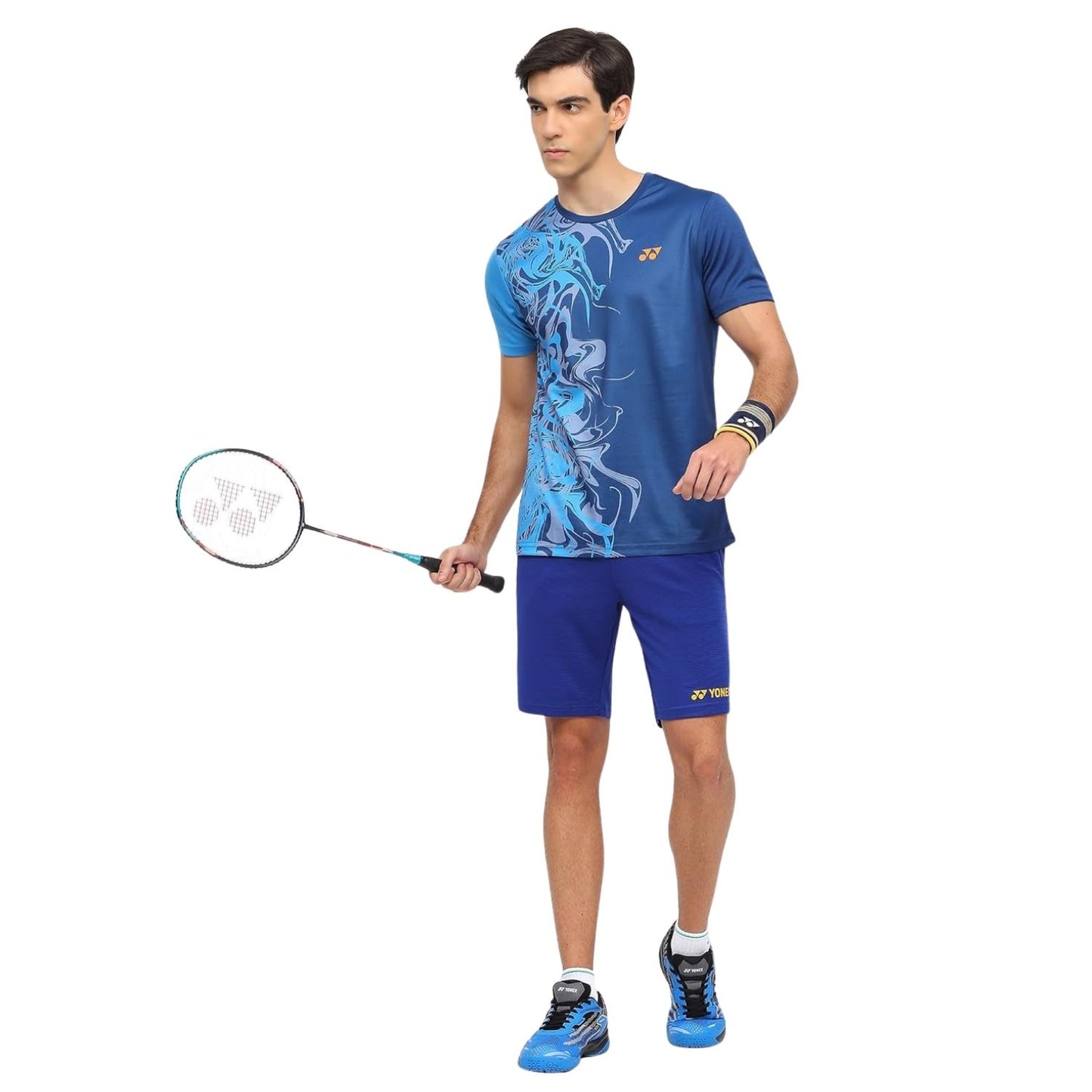 Yonex 2967 Men’s Round Neck T‑Shirt – TruDry, Sorbtek Moisture Control & Repreve Polyester Performance Tee - Best Price online Prokicksports.com