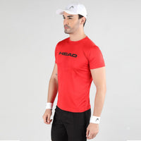 HEAD HCD Model Men's Round Neck T-Shirt – 100% Polyester | Moisture-Wicking, Lightweight Regular Fit | Crew Neck Design - Best Price online Prokicksports.com