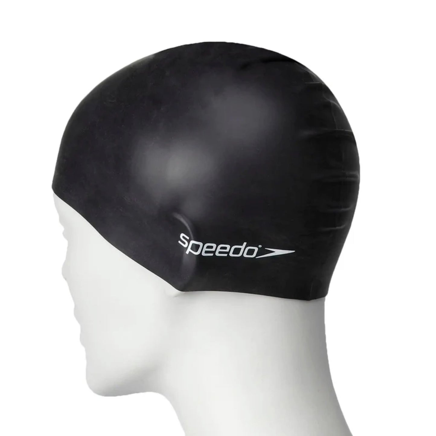 Speedo Flat Silicone Swim Cap – Adult Swimming Cap with Durable Stretch Fit, Tear-Resistant Silicone & Comfortable Hydrodynamic Design