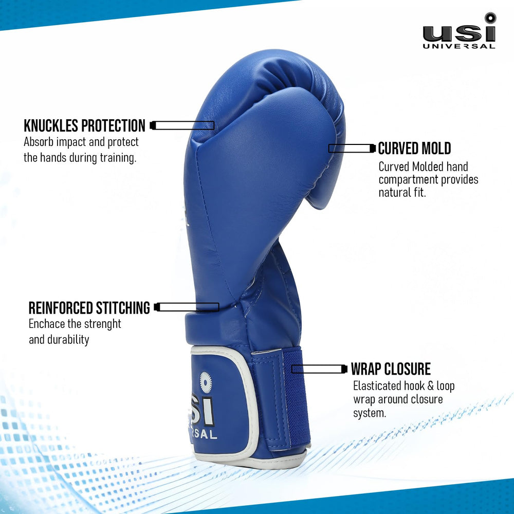 USI Universal 612 Reliance Boxing Gloves | High-Density Foam Padding & Breathable Air Mesh Palm - Best Price online Prokicksports.com