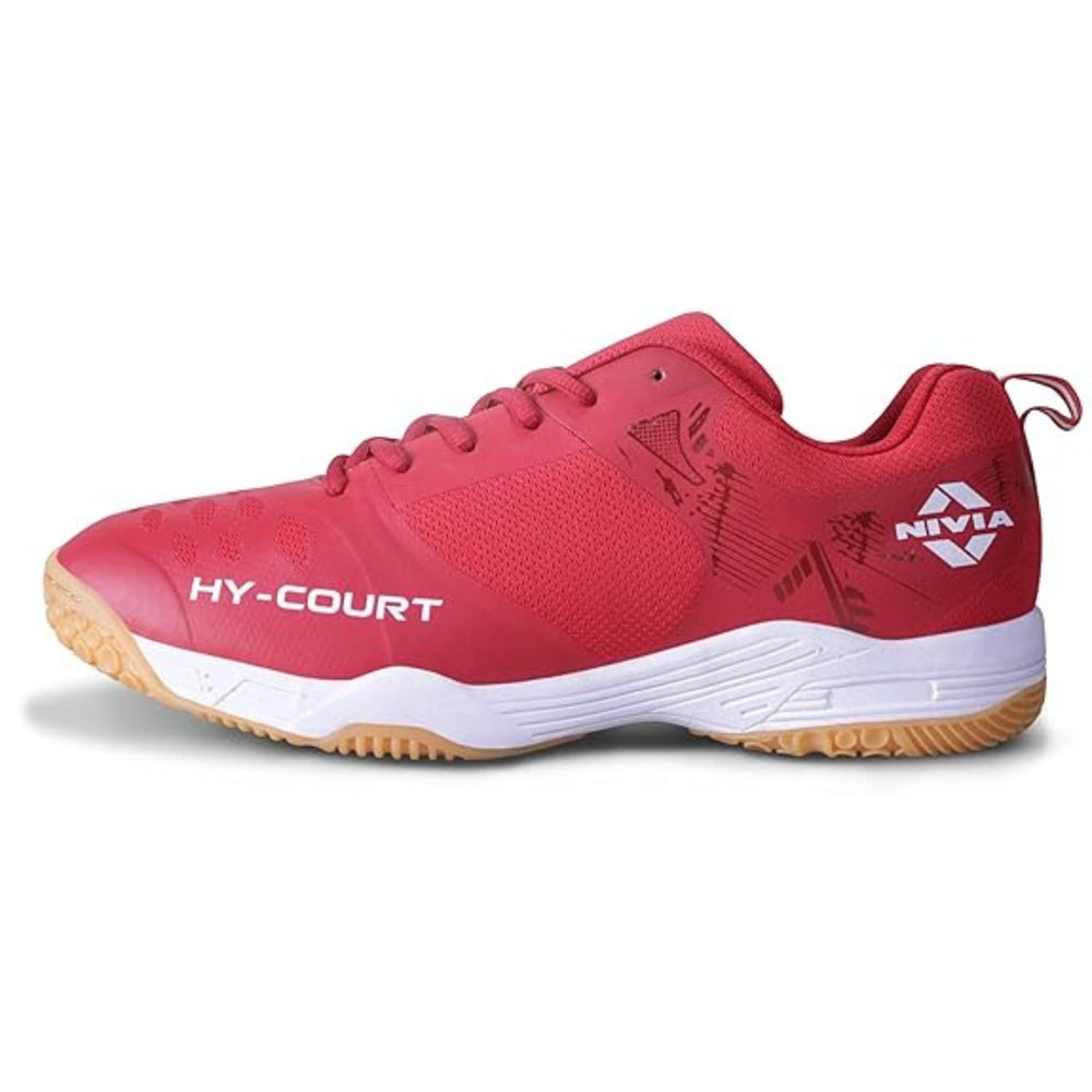 Nivia HY-Court 2.1 Badminton Shoes for Men | Non-Marking Sole | Cushioned Insole | Breathable Mesh | Lightweight Design - Best Price online Prokicksports.com