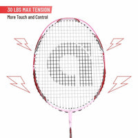 Apacs Feather Weight 55 Unstrung Badminton Racquet | Ultra-Light 58g Frame | High Modulus Graphite | Powerful Smash Control | Advanced Speed Racquet