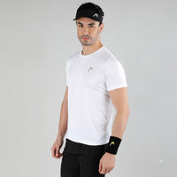 HEAD HCD Model Men's Round Neck T-Shirt – 100% Polyester | Moisture-Wicking, Lightweight Crew Neck, Athletic Fit - Best Price online Prokicksports.com