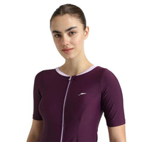 Speedo Women’s Endurance10 Closedback Sleeved Swimdress With Boyleg – Chlorine‑Resistant UPF 40+ Modest Swimwear - Best Price online Prokicksports.com