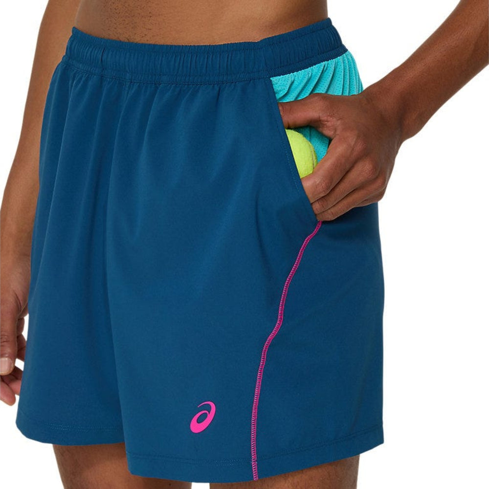 ASICS PADEL COURT 7IN SHORT for Men | Lightweight Stretch Woven Shorts with Quick-Dry Fabric, Ball Pockets & Breathable Comfort - Best Price online Prokicksports.com