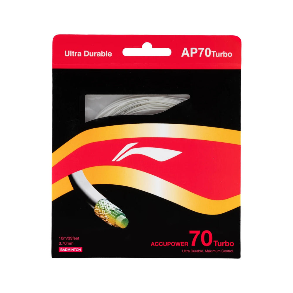 Li-Ning AP70 Turbo Badminton String (0.70mm) | Durable All-Round String with Power, Control & Long-Lasting Performance - Best Price online Prokicksports.com