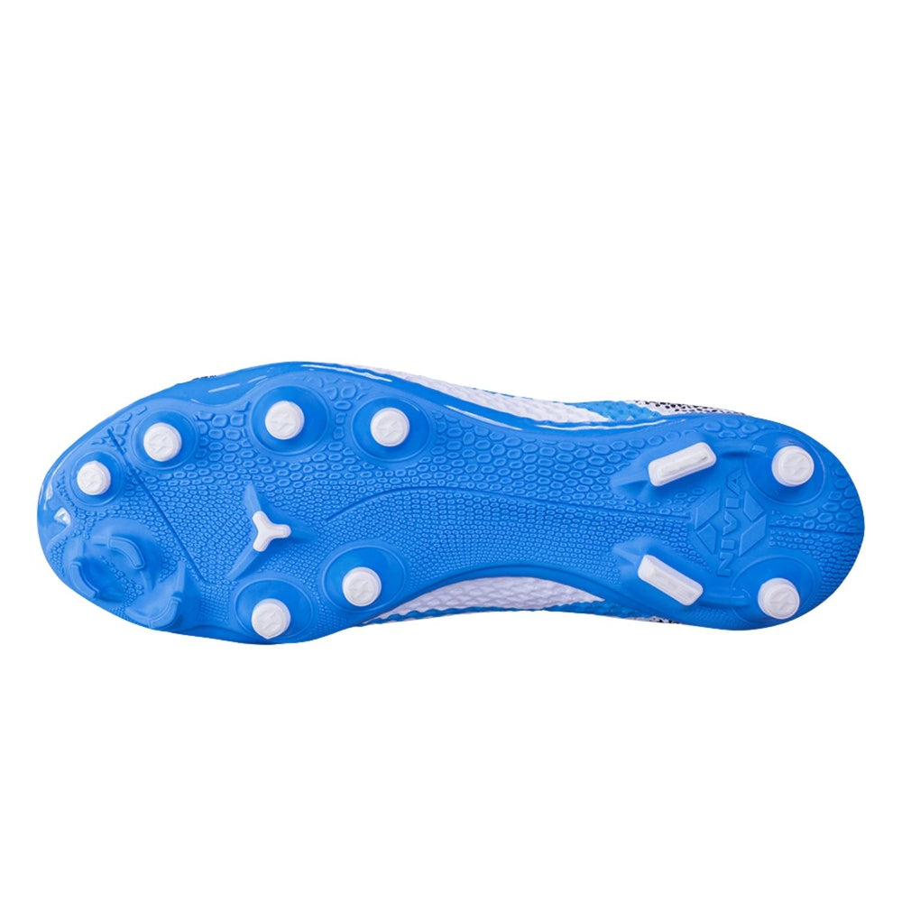 NIVIA Dagger Football Shoes – TPU Fusion Zero-Stitch Upper, Mesh Layered, EVA Sockliner, High-Traction TPU Outsole | Precision Grip, Lightweight Speed, Control for Hard Ground - Best Price online Prokicksports.com