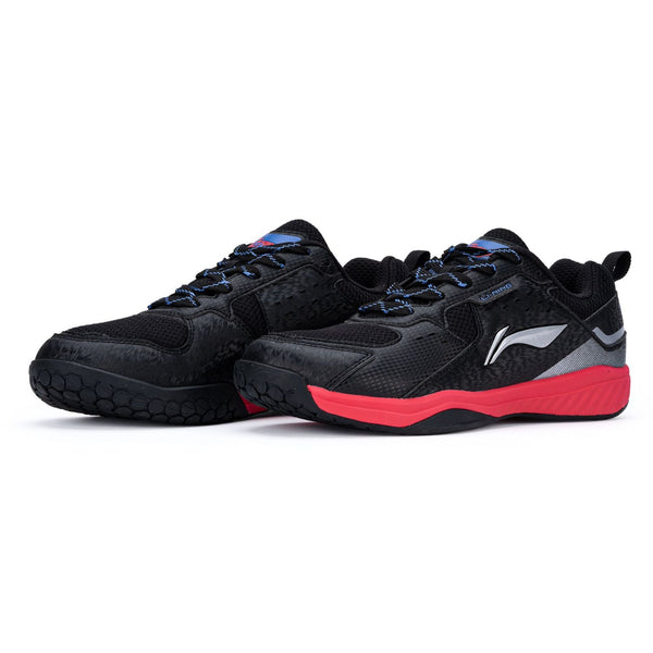 Li‑Ning Ultra Force Men’s Non‑Marking Badminton Shoe – Lightweight 330 g Court Sneaker with Cushioning & External Heel Brace