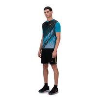 Hundred HBTS-5M268 V-Neck Badminton T-Shirt – Men Quick Dry Lightweight Sports Tee for Badminton, Gym & Training - Best Price online Prokicksports.com