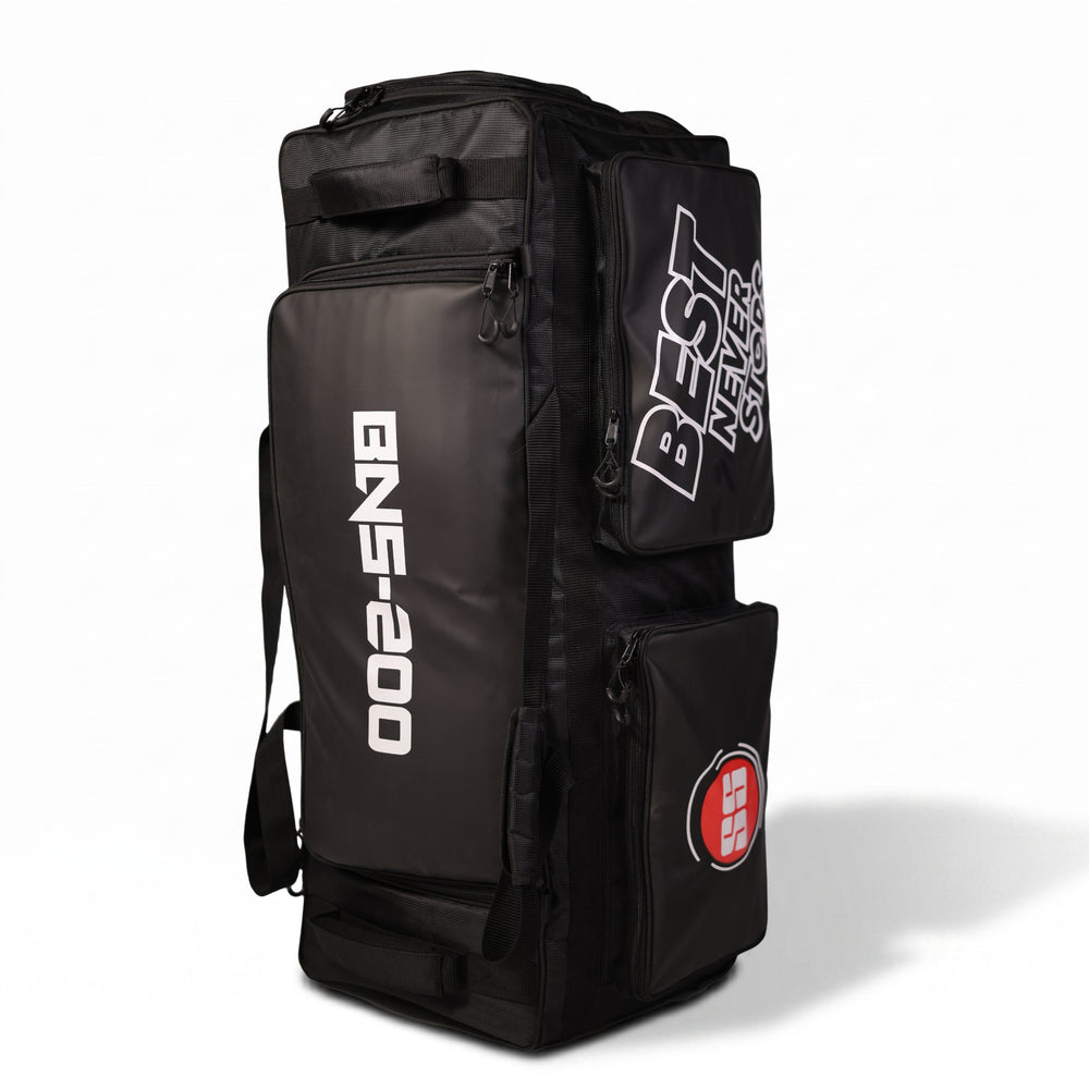 SS BNS 200 Trolley Cricket Kit Bag | Large Main Compartment, Heavy-Duty Wheels & Accessories Pocket