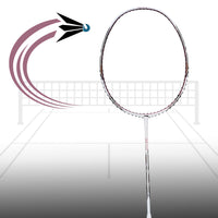 Li-Ning Ignite 8 Carbon-Fiber Unstrung Badminton Racquet, 5U6 | Head-Heavy Power Frame with AeroTec Beam & TB Nano Technology - Best Price online Prokicksports.com
