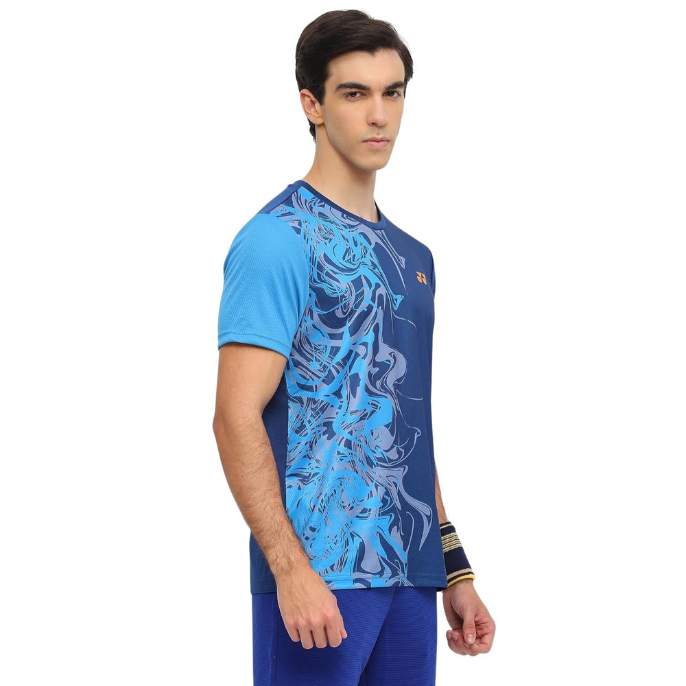 Yonex 2967 Men’s Round Neck T‑Shirt – TruDry, Sorbtek Moisture Control & Repreve Polyester Performance Tee - Best Price online Prokicksports.com