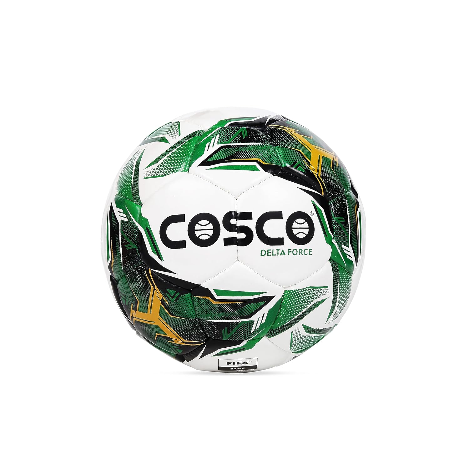 Cosco Delta Force Football Size 5 – Durable Machine-Stitched Ball for Training, School Matches, and Outdoor Play on Grass or Hard Ground - Best Price online Prokicksports.com
