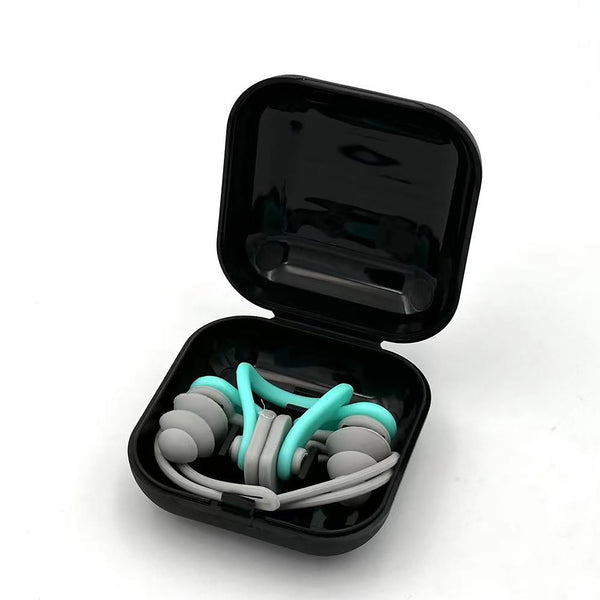 Airavat Hydro Braid 1401 Swim Ear Plugs & Nose Clip Set – Waterproof, Comfortable, Secure, and Perfect for Swimmers