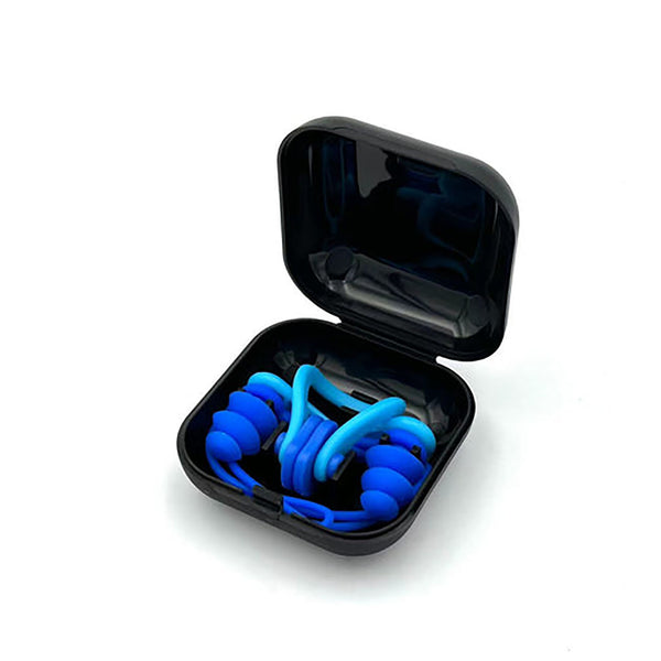 Airavat Hydro Braid 1401 Swim Ear Plugs & Nose Clip Set – Waterproof, Comfortable, Secure, and Perfect for Swimmers