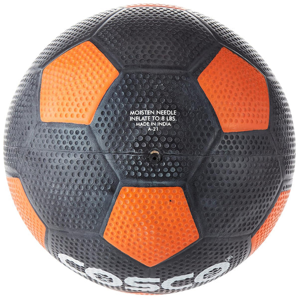 Cosco Thunder Rubber Football Size 5 – Multicolour Durable Rubber Ball for Schools, Outdoor Play, Hard Ground & Rough Surface Football Training