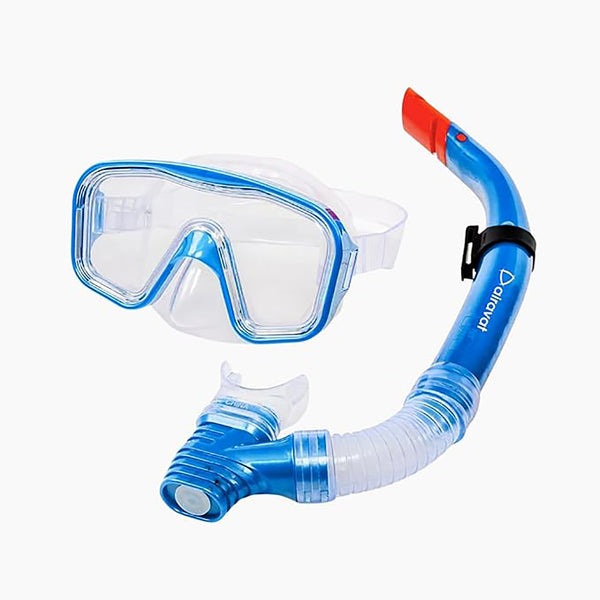 Airavat Adult Snorkel Set 1412 Airlon – Swim Mask with Breathing Tube for Snorkeling, Training, Pool & Open Water Swimming Adventures